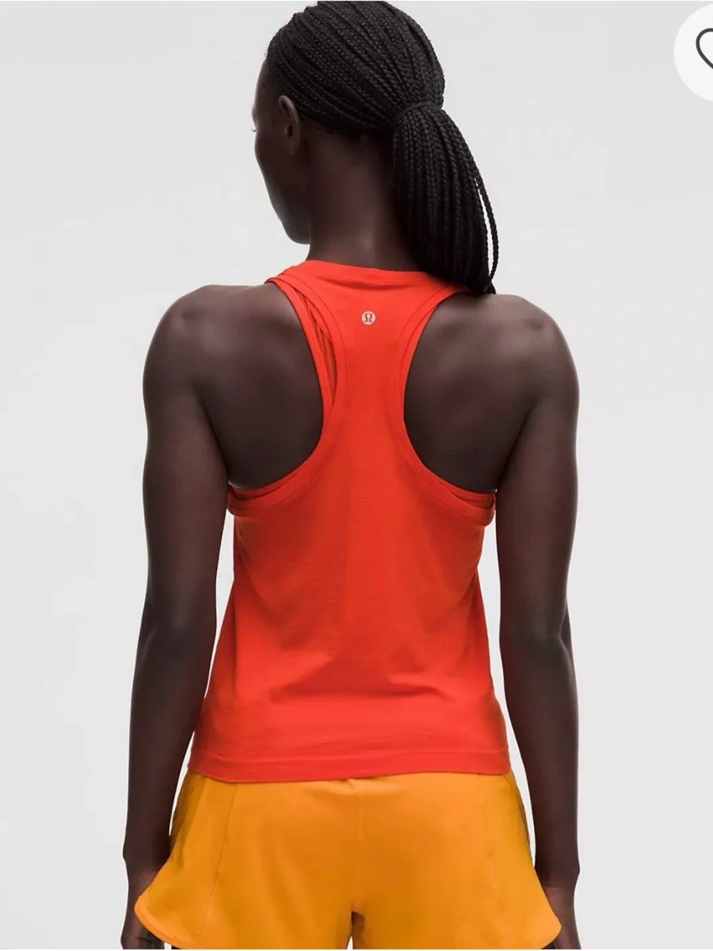 lululemon athletica Red Racerback Tank Top